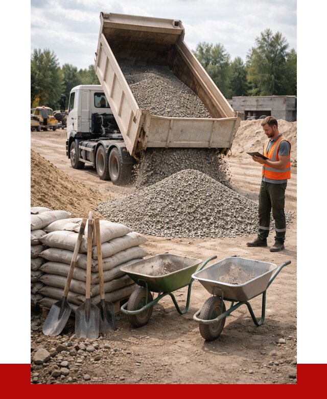 Доставка нерудных материалов в Павловском Посаде от 1219 руб. | ПРОНЕРУДПвл