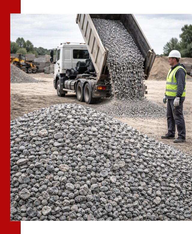 Доставка и продажа гранитного щебня фракции 5-20 в Павловском Посаде