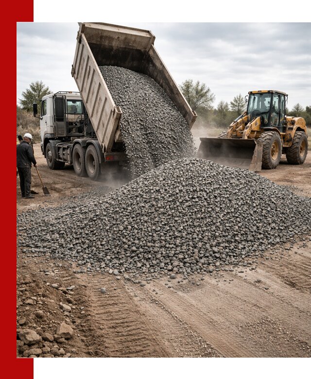 Гранитный щебень фракция 10-20 с доставкой в Павловском Посаде