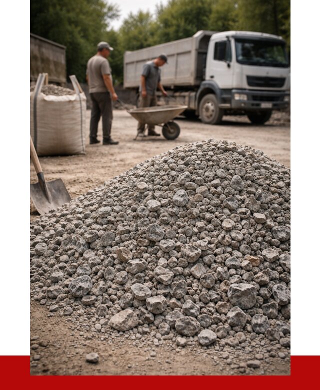 Гранитный щебень фракция 20-40 в Павловском Посаде от 3252 руб. ПРОНЕРУДПвл