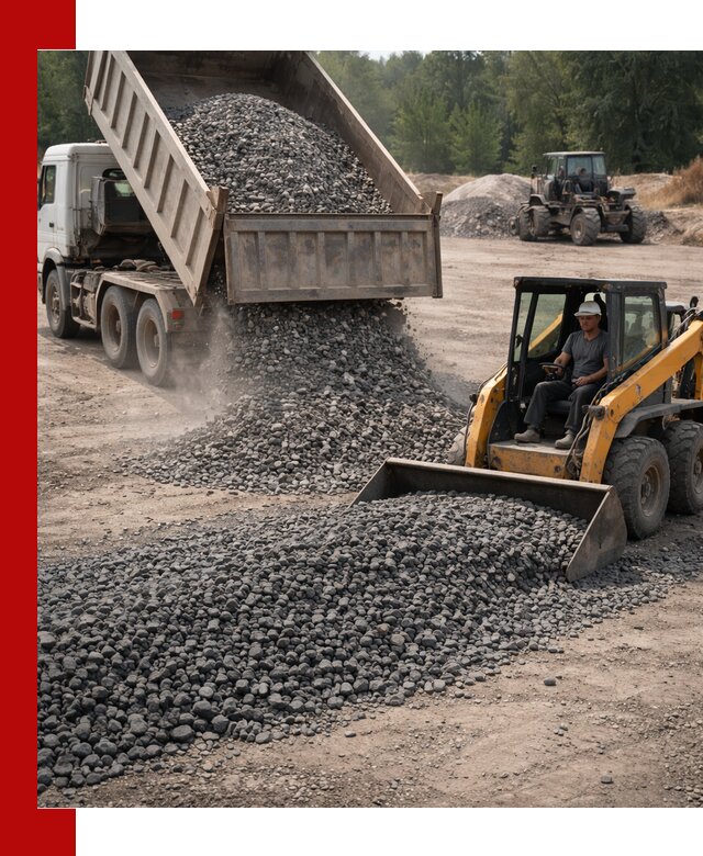 Гранитный щебень фракция 40-70 с доставкой в Павловском Посаде