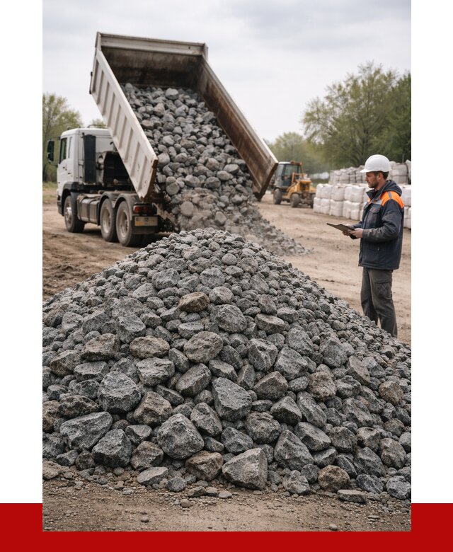 Гранитный щебень фракция 100-200 в Павловском Посаде от 4268 р. ПРОНЕРУДПвл