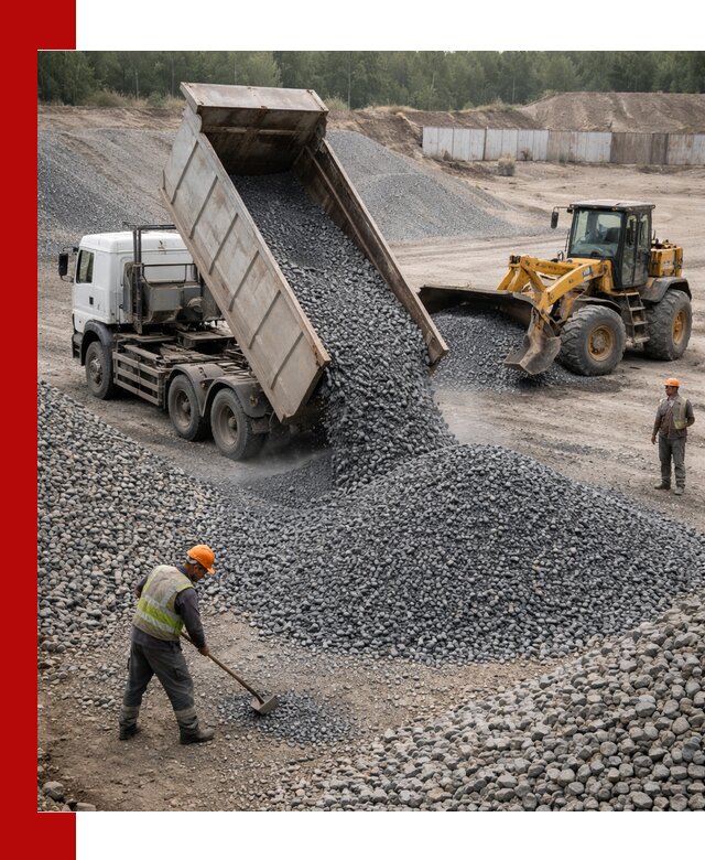 Щебень габбро-диабаз фр. 5-20 с доставкой в Павловском Посаде