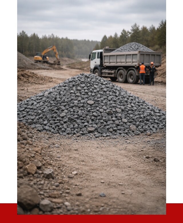 Щебень габбро диабаз фракция 40-70 в Павловском Посаде от 2236 р-ПРОНЕРУДПвл