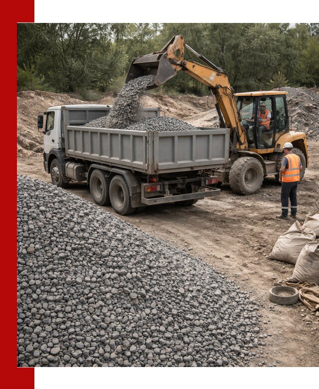 Доставка гравийного щебня в Павловском Посаде оптом и в розницу