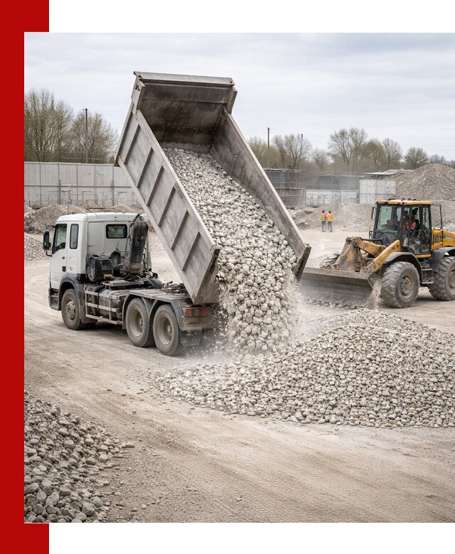 Доставка и продажа известнякового щебня в Павловском Посаде