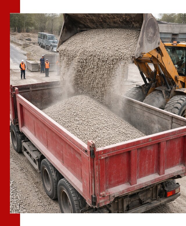 Купить известняковый щебень фракции 0-5 с доставкой в Павловском Посаде