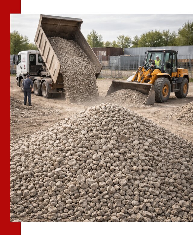 Доломитовый щебень фракции 20–41 с доставкой в Павловском Посаде