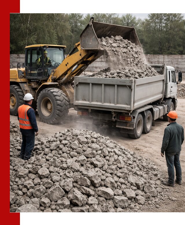 Вторичный щебень фракция 70–150 в Павловском Посаде с доставкой