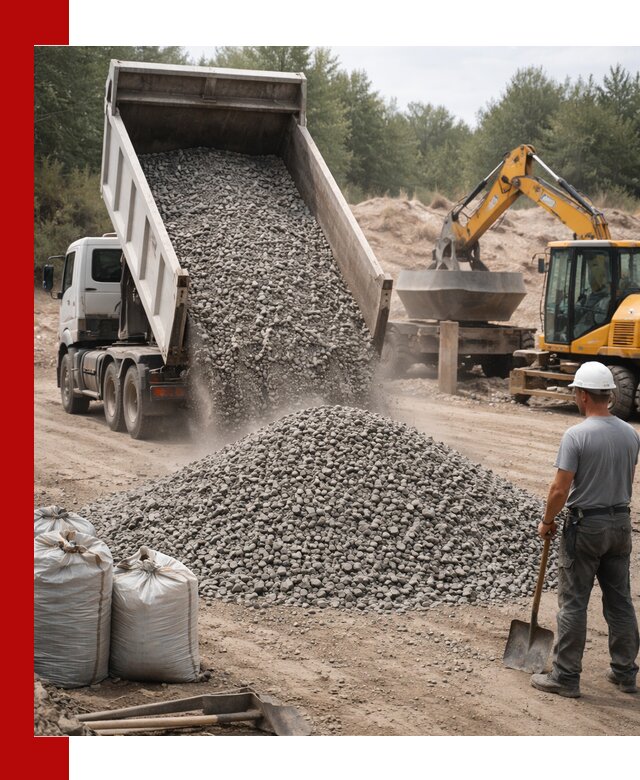 Доставка и продажа бетонного щебня в Павловском Посаде