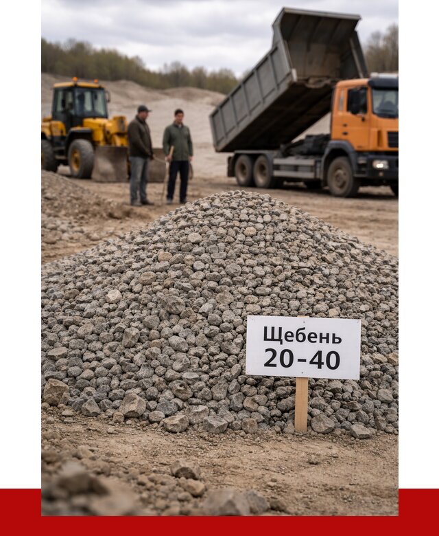 Бетонный щебень фракция 20-40 в Павловском Посаде от 2490 р. | ПРОНЕРУДПвл