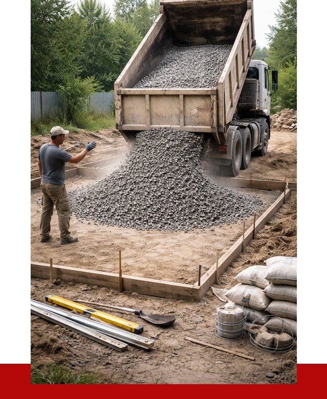 Купить щебень для фундамента в Павловском Посаде от 4573 р. | ПРОНЕРУДПвл