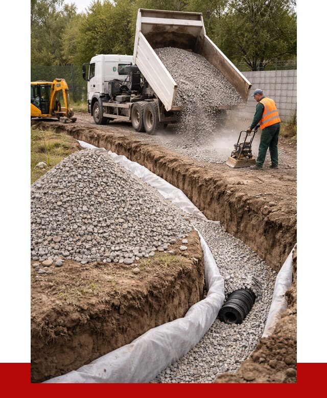 Щебень для дренажа в Павловском Посаде от 1880 р., ПРОНЕРУДПвл доставка