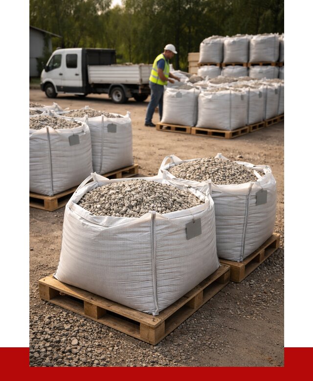 Щебень в мешках с доставкой в Павловском Посаде от 4268 р. | ПРОНЕРУДПвл