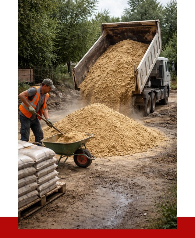 Купить песок с доставкой в Павловском Посаде от 1829 р. | ПРОНЕРУДПвл