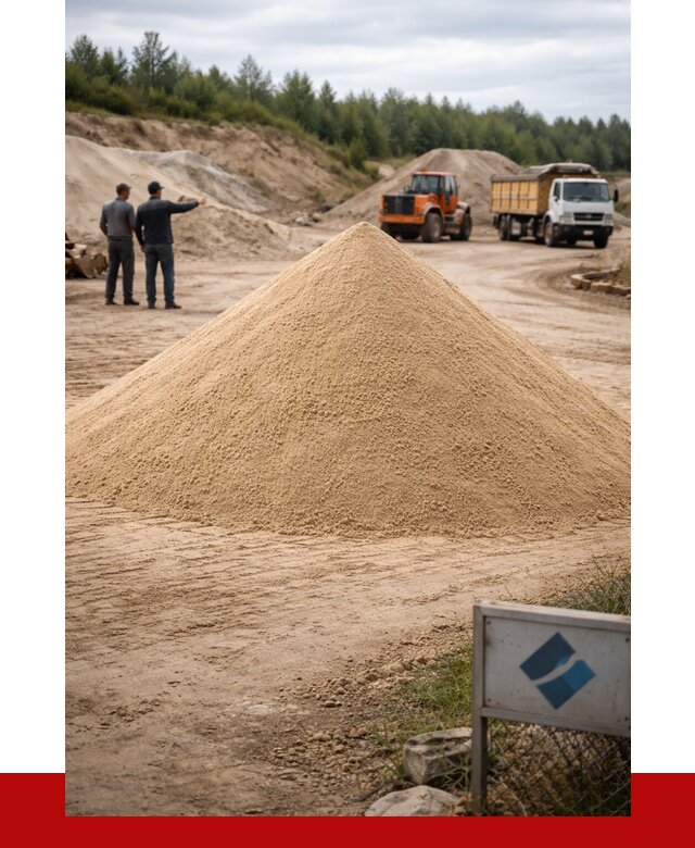 Карьерный песок навалом в Павловском Посаде от 1829 р. | ПРОНЕРУДПвл