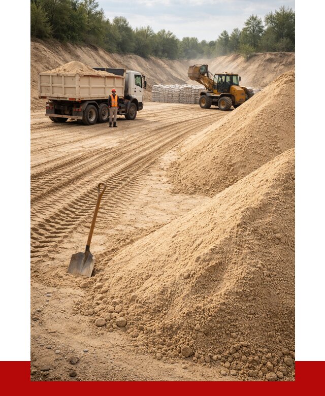 Карьерный песок мелкозернистый в Павловском Посаде от 9146 р. | ПРОНЕРУДПвл