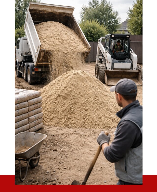Мытый речной песок с доставкой в Павловском Посаде от 1473 р. | ПРОНЕРУДПвл