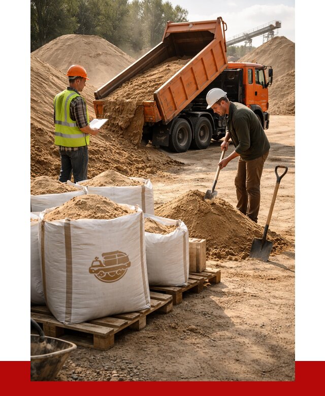 Строительный песок в Павловском Посаде от 2236 р. с доставкой, ПРОНЕРУДПвл