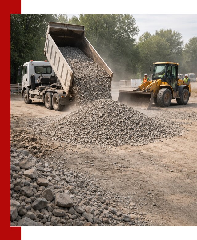 Гравий фракция 5–20 доставка в Павловском Посаде оптом и в розницу