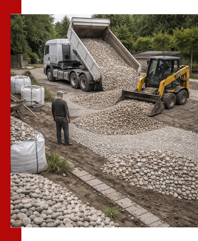 Доставка морской гальки оптом и в розницу в Павловском Посаде