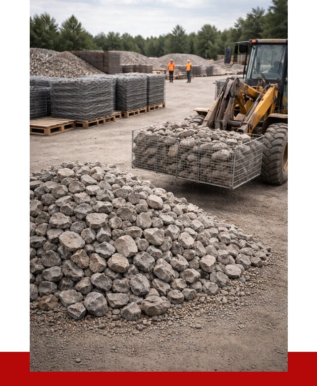 Камень для габионов фракция 70-150 в Павловском Посаде от 4268 р. | ПРОНЕРУДПвл