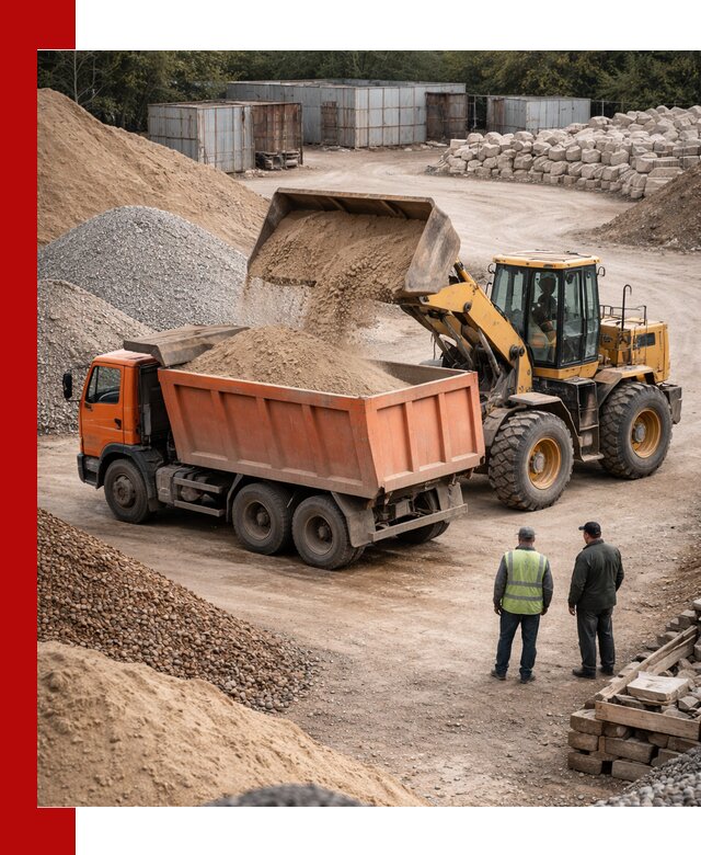 Доставка сыпучих смесей и смесей для стройки в Павловском Посаде