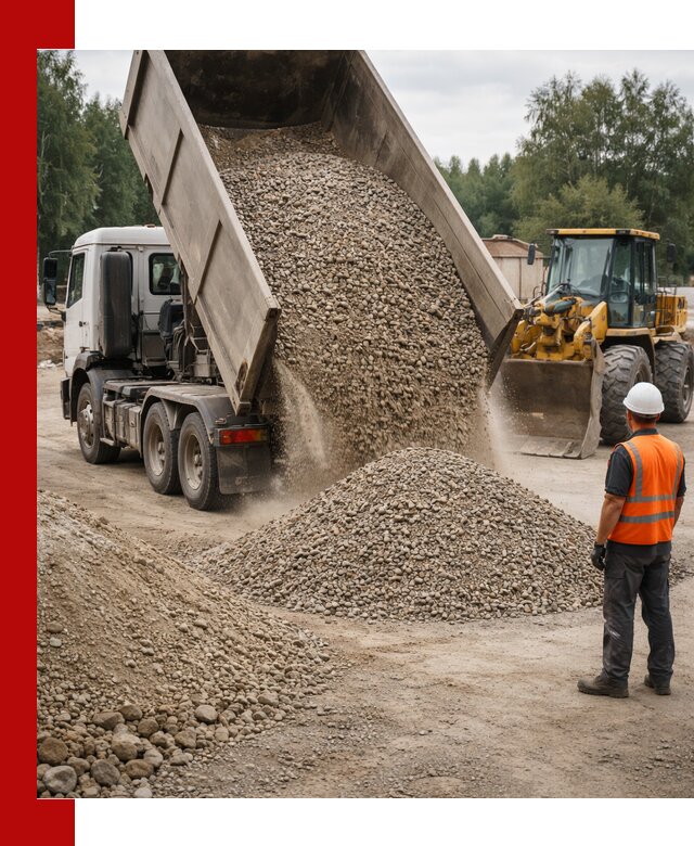 Доставка щпс в Павловском Посаде — щебеночно-песчаная смесь под заборы и дорожки