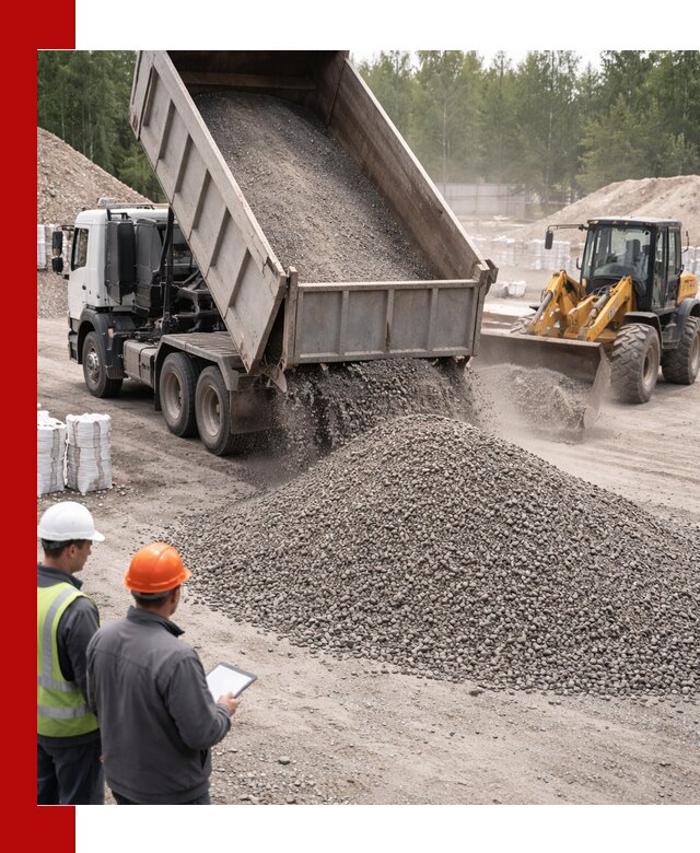 Доставка и продажа гранитного отсева 0-10 в Павловском Посаде