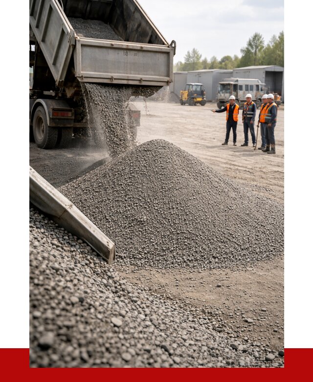 Гравийный отсев 0-5 в Павловском Посаде от 1219 р. с доставкой | ПРОНЕРУДПвл