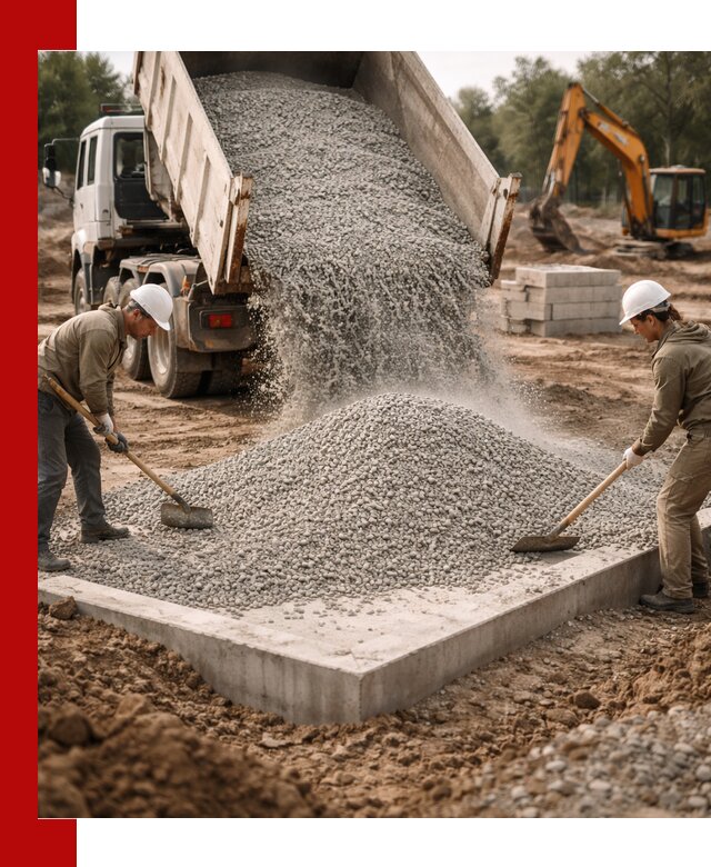 Доставка и продажа отсева для бетона в Павловском Посаде