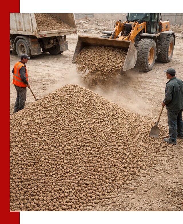 Керамзит фракция 10-20 с доставкой в Павловском Посаде