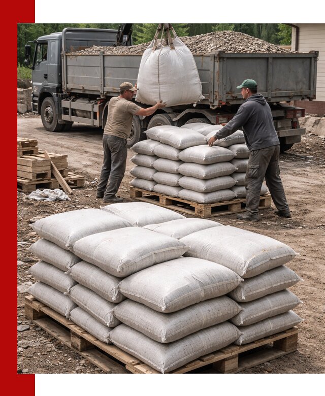 Керамзит в мешках с доставкой в Павловском Посаде от компании-поставщика
