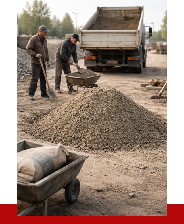 Цементно-песчаная смесь М150 в Павловском Посаде от 4776 р. | ПРОНЕРУДПвл