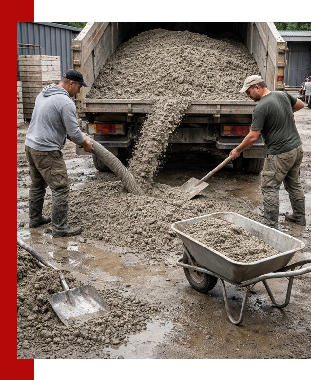 Цементно-песчаная смесь М150 доставка в Павловском Посаде