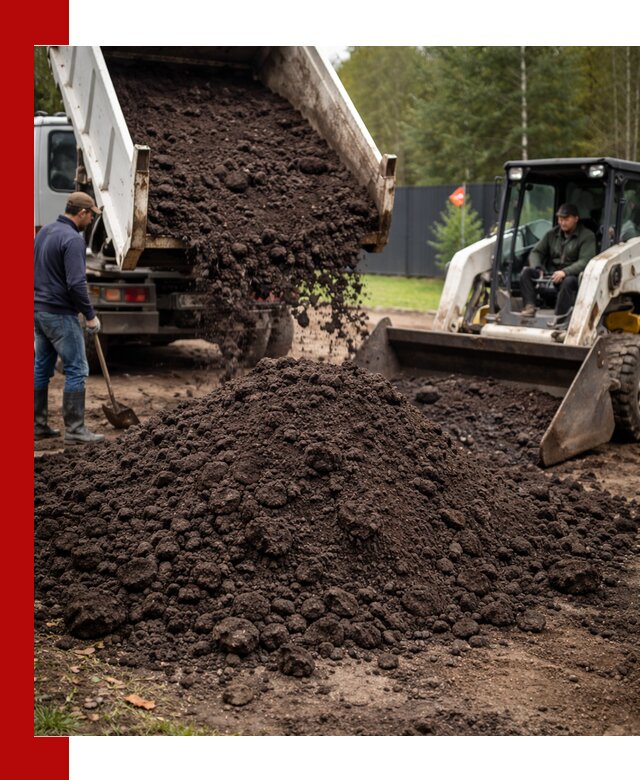 Плодородный грунт с доставкой в Павловском Посаде для садов и огородов