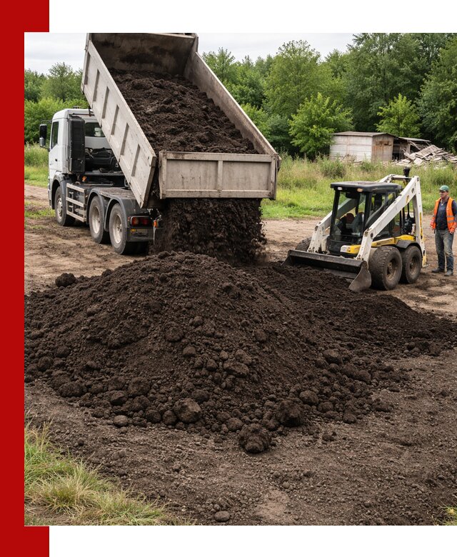 Поставка плодородной земли с доставкой самосвалом в Павловском Посаде