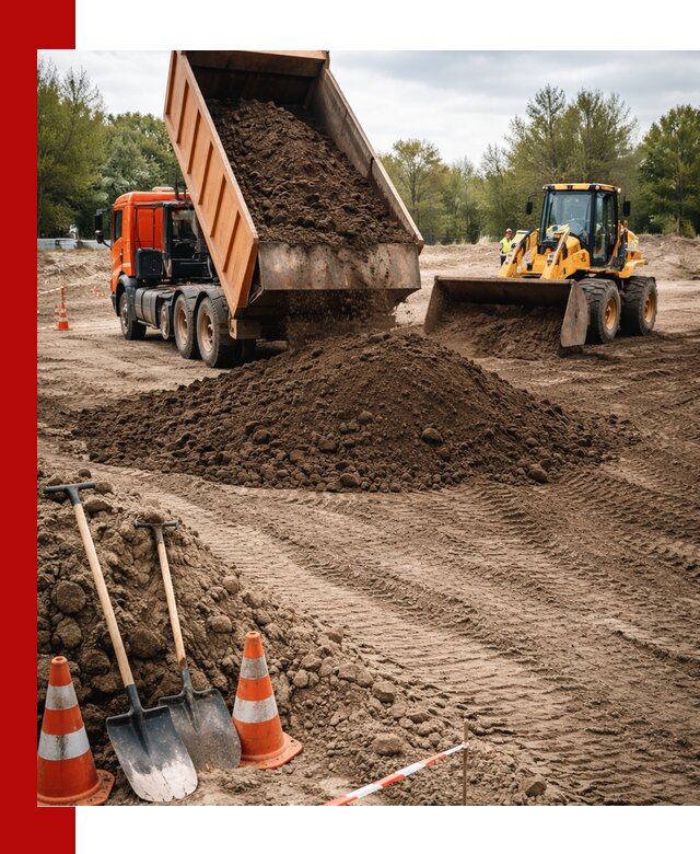 Поставка и доставка планировочного грунта в Павловском Посаде