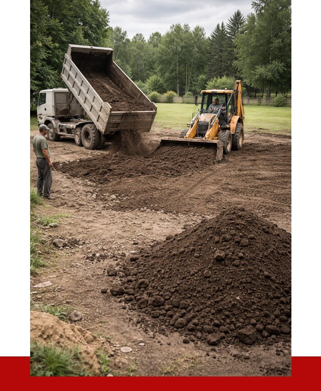 Грунт для выравнивания участка в Павловском Посаде от 1219 р. | ПРОНЕРУДПвл