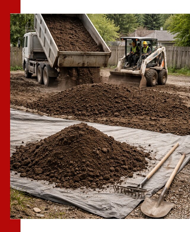 Грунт для отсыпки участка с доставкой в Павловском Посаде