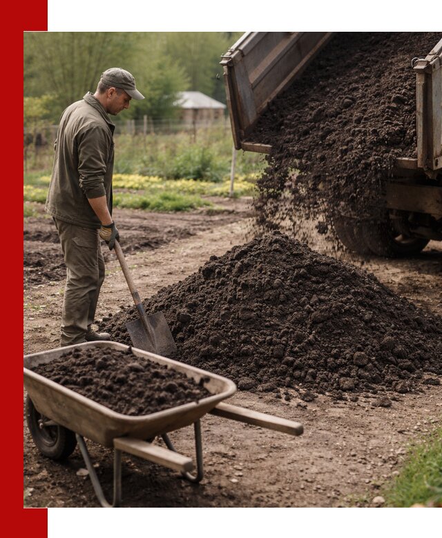 Доставка качественной земли для огорода в Павловском Посаде