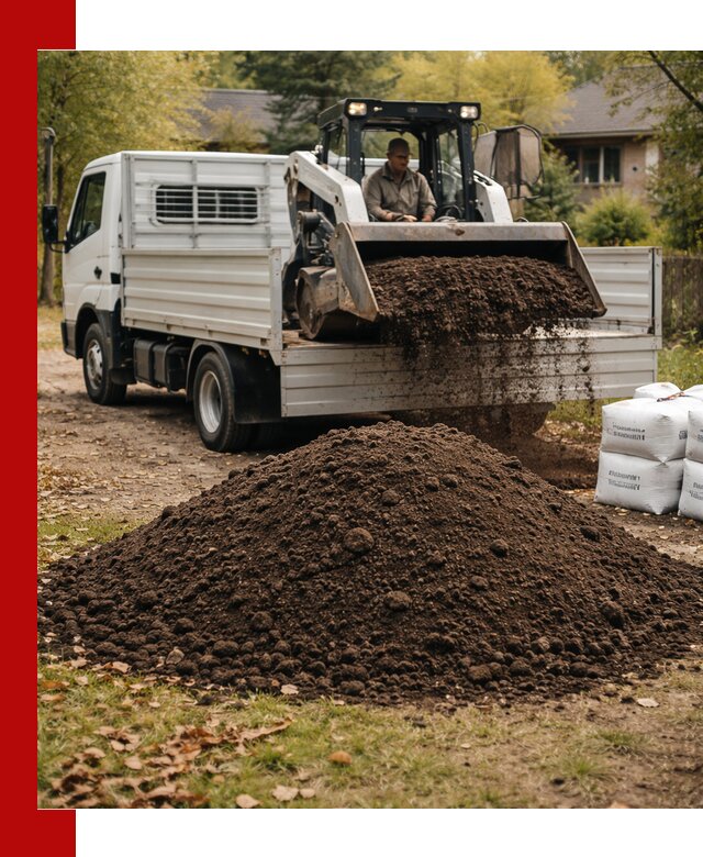 Доставка садовой земли в больших объёмах в Павловском Посаде