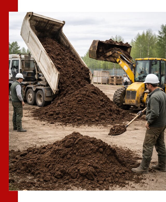 Доставка торфа оптом и в мешках в Павловском Посаде