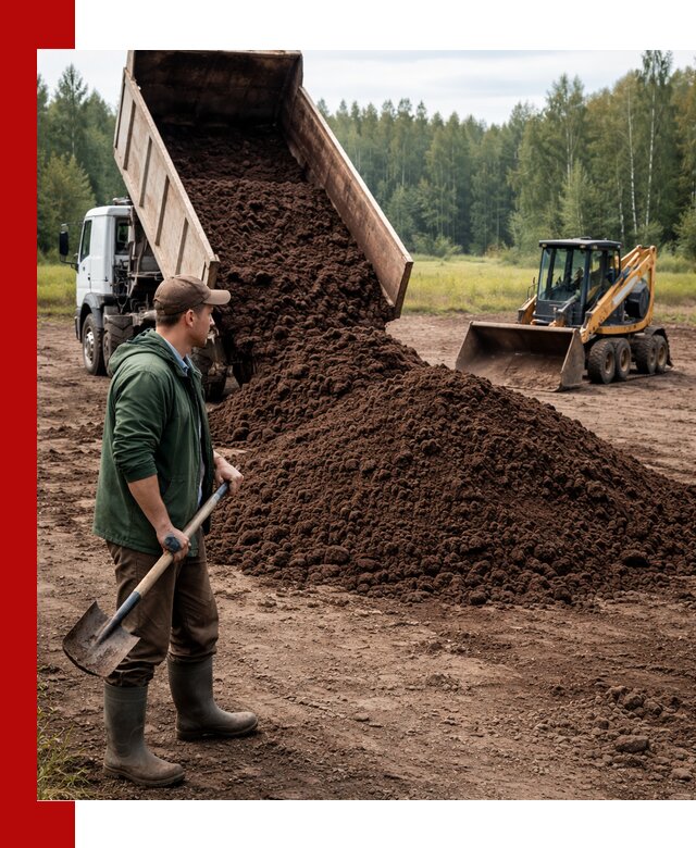 Купить верховой торф с доставкой в Павловском Посаде для садоводства и растений