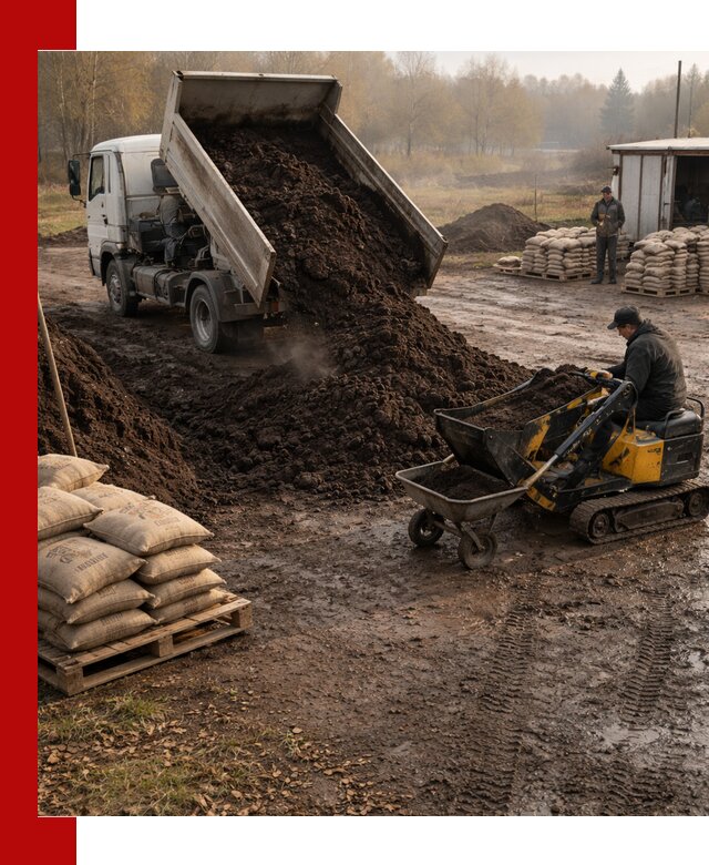 Кислый торф в доставке по выгодным ценам в Павловском Посаде