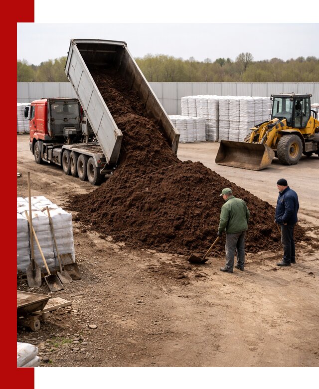 Доставка торфяных смесей оптом и в розницу в Павловском Посаде