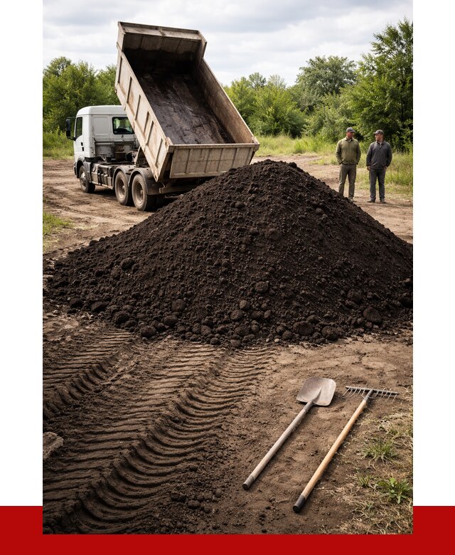 Купить чернозем навалом в Павловском Посаде от 1219 р. за куб | ПРОНЕРУДПвл
