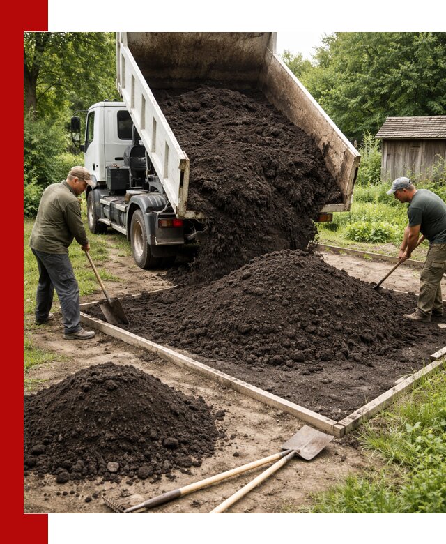 Купить чистый чернозем для огорода с доставкой в Павловском Посаде
