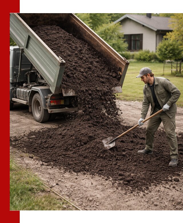 Чернозем для газона с доставкой в Павловском Посаде быстро и качественно
