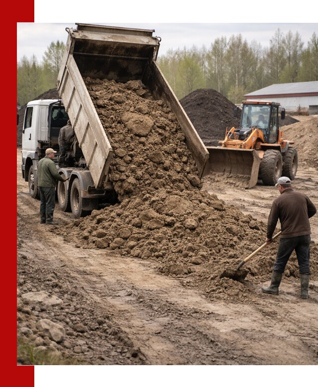 Доставка глин и суглинков в Павловском Посаде оптом и вкрай